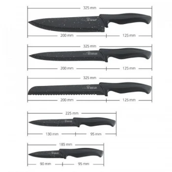 Aurora set kuhinjskih noževa AU862-3